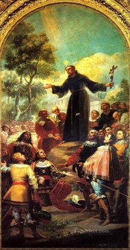 フランシスコ・ゴヤ Painting - アラゴン王アルフォンソ5世フランシスコ・デ・ゴヤに説教するシエナの聖ベルナルディーノ